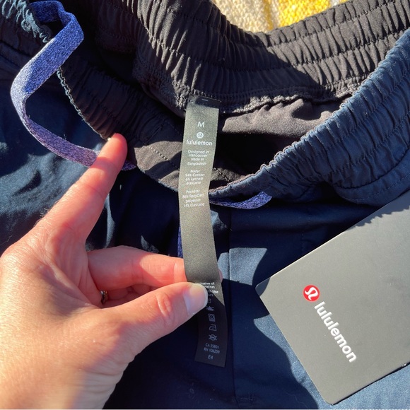 Lululemon Bowline Short 8" Stretch Ripstop True Navy Medium - Picture 7 of 7